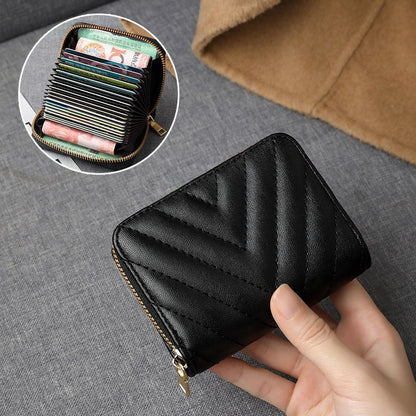 multiple card slots wallet niche card holder female