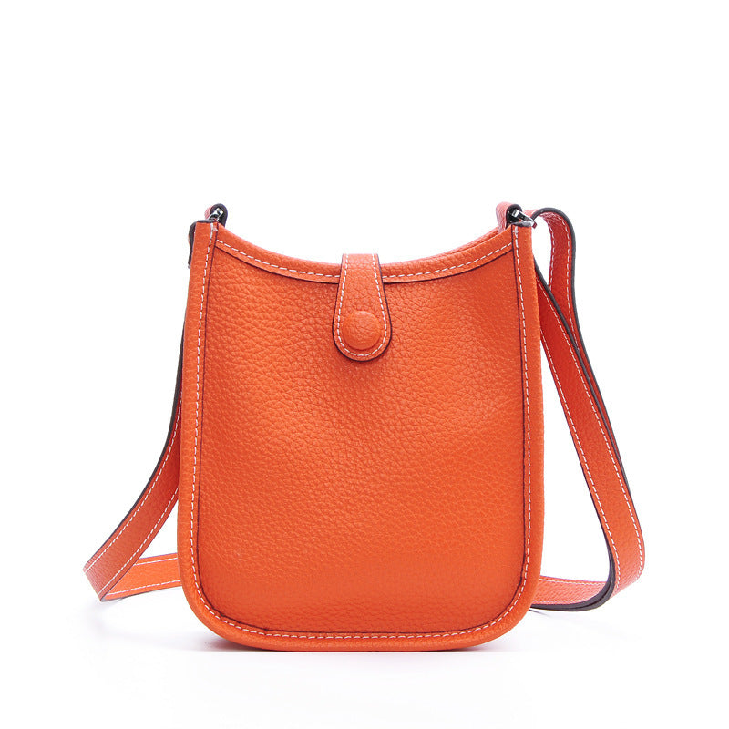 women litchi stria leather crossbody shoulder togo classic purse handbag bags h
