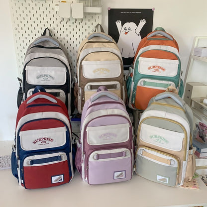 College Style Student Leisure Travel Large Capacity Backpack