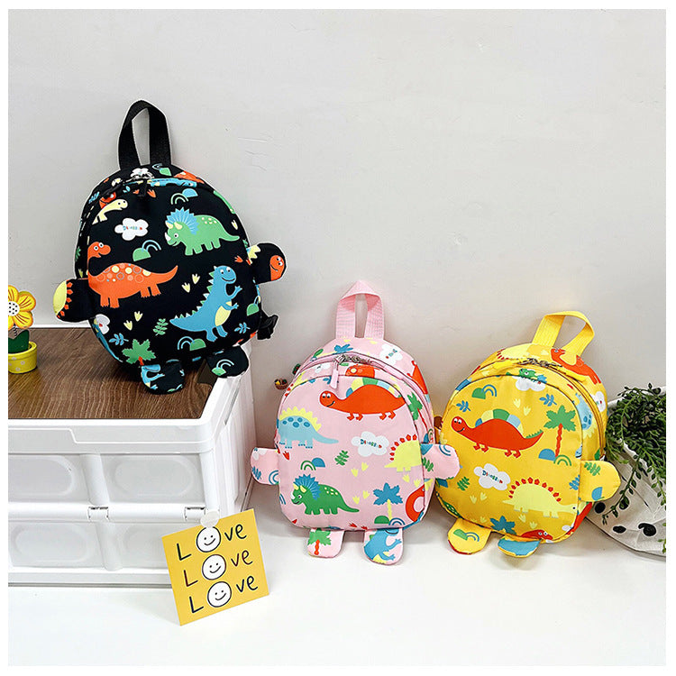 cute fashion cartoon little dinosaur childrens backpack