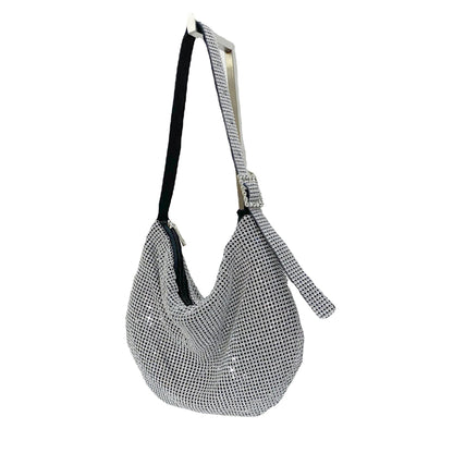 new dinner bag with diamonds hand knotted rhinestones