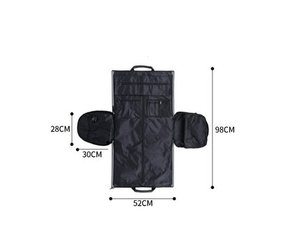 large capacity travel bag portable cylinder folding suit bag