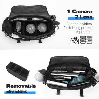 mens one shoulder crossbody functional chest bag