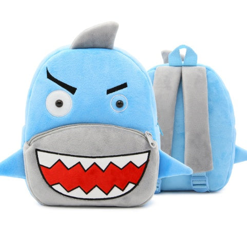 children school backpack cartoon rainbow design soft plush material for toddler baby girls kindergarten kids school bags