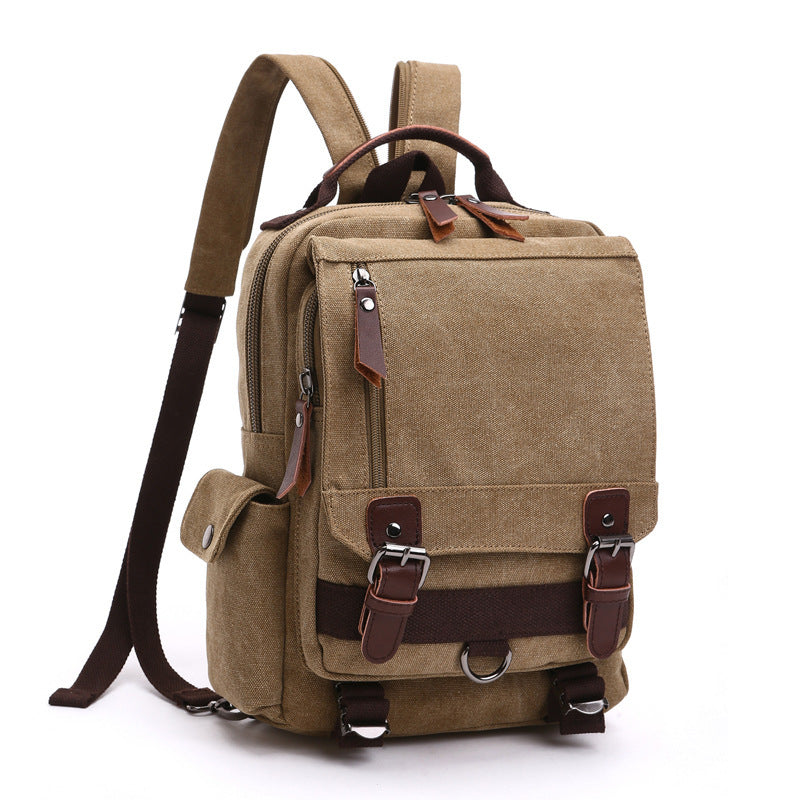 fashion canvas outdoor travel crossbody chest bag