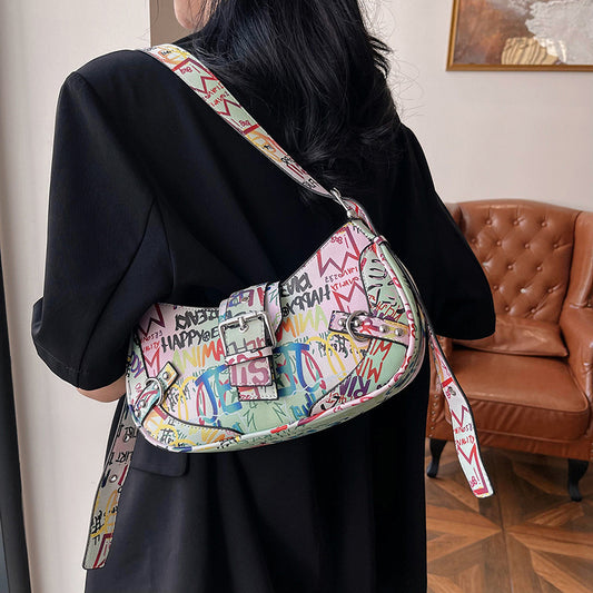 underarm bag fashion letter shoulder messenger bag