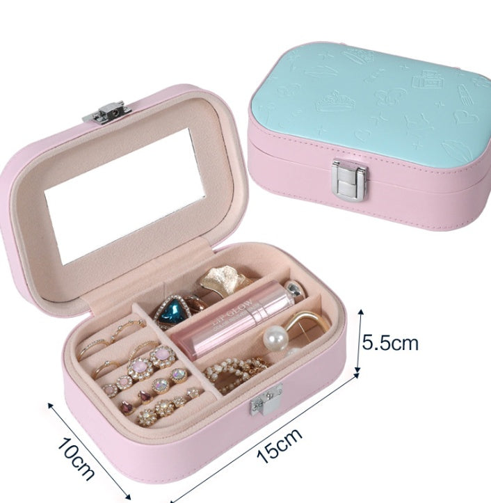 jewelry box travel cosmetic storage box