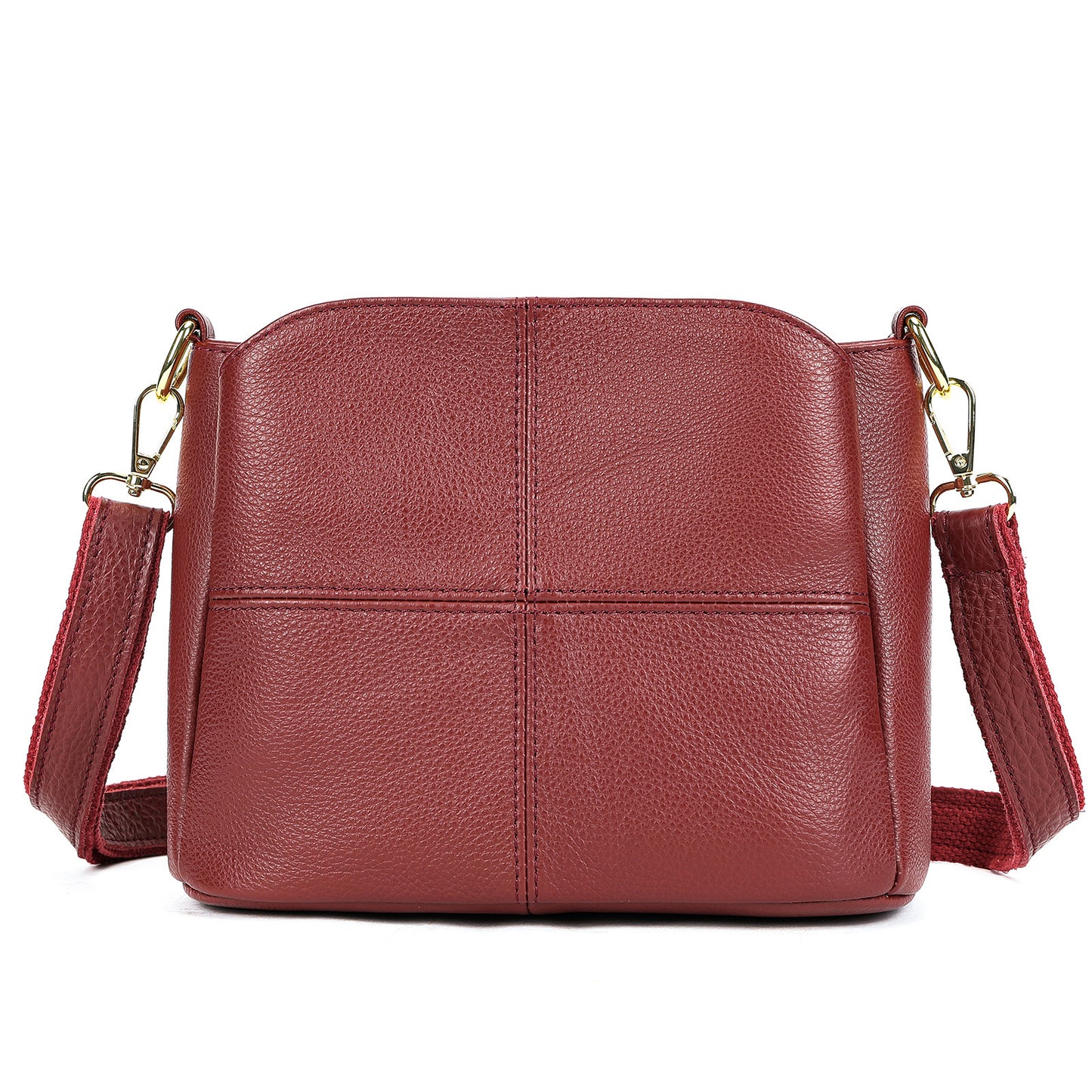 genuine leather ladies bag casual shoulder messenger bag