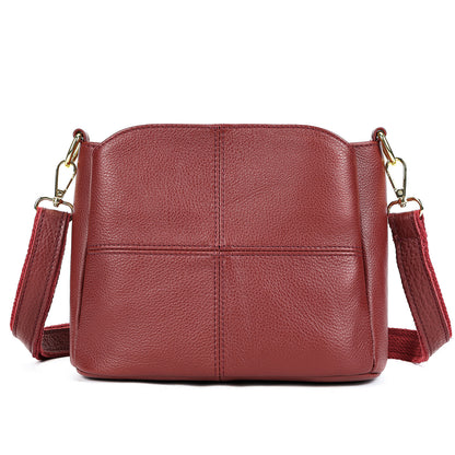 genuine leather ladies bag casual shoulder messenger bag