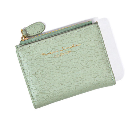 womens korean style retro folding wallet