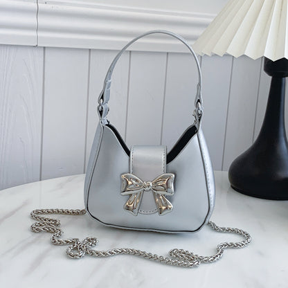 western style niche messenger fashion shoulder underarm new moon bag
