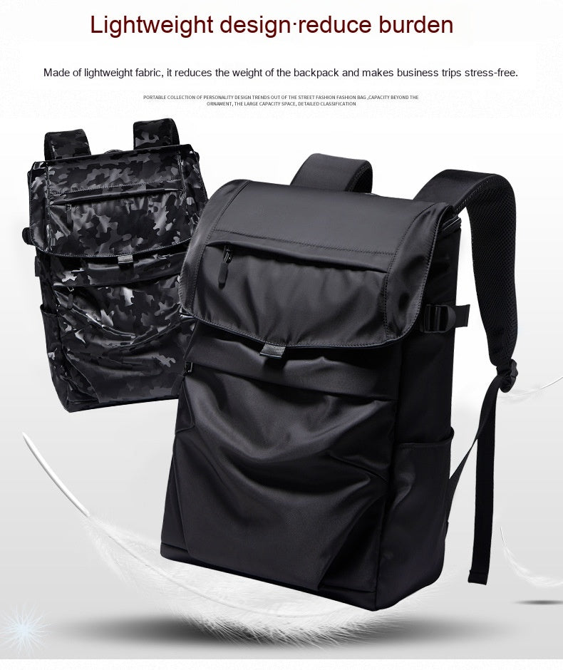 mens casual business backpack travel large capacity