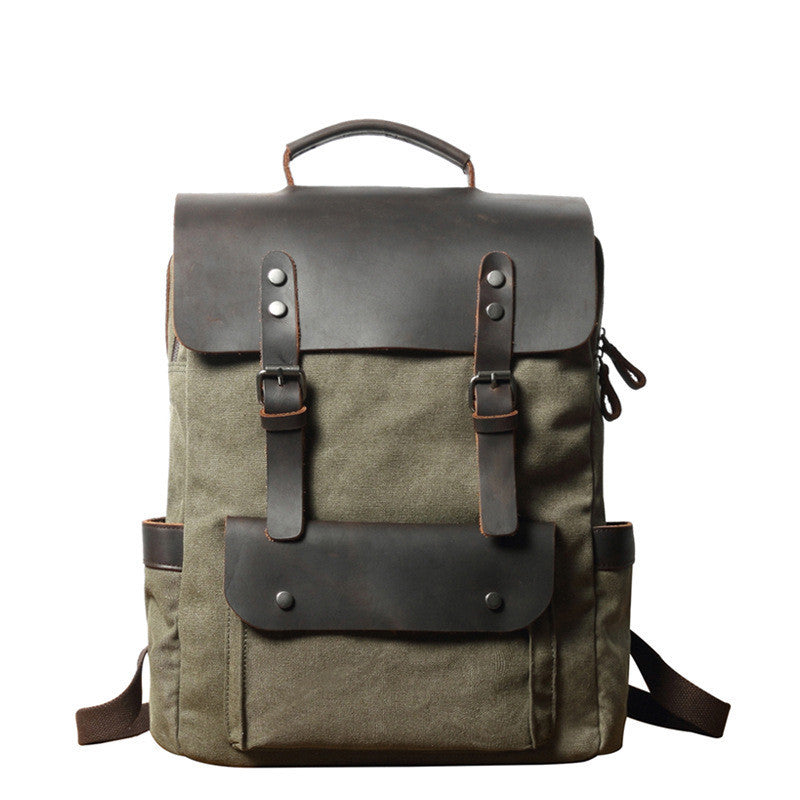 horse leather outdoor backpack