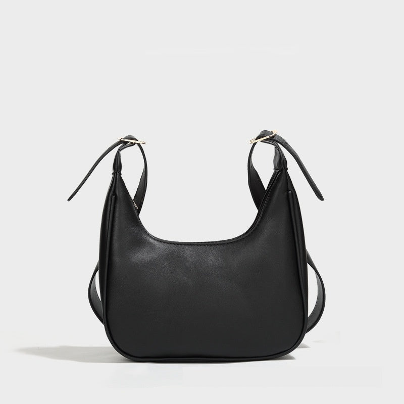 simple all match shoulder dumpling bag womens crossbody selenodont bag