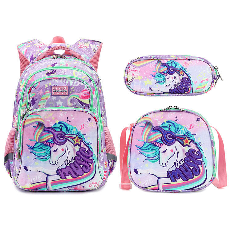 primary school student schoolbag boys stylish and lightweight grade 1 3 children backpack