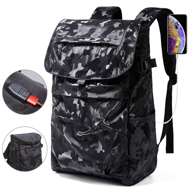 mens casual business backpack travel large capacity