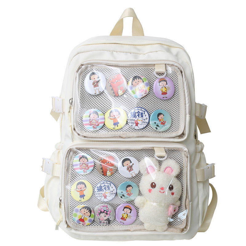 middle school and high school students schoolbag is cute