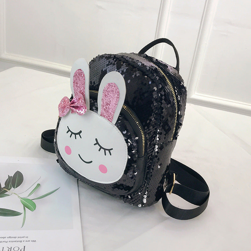 cartoon cute bunny backpack tide girl student school bag