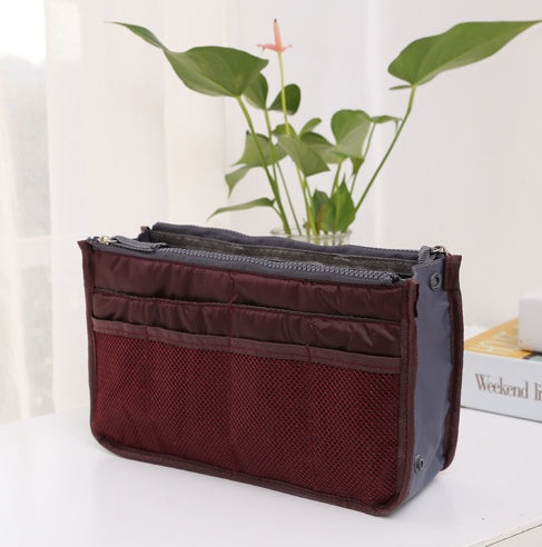 double zipper bag storage bag cosmetic bag liner bag