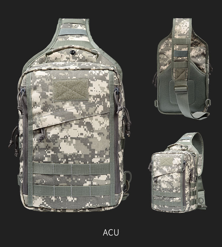 multi functional tactical camouflage casual one shoulder diagonal bag