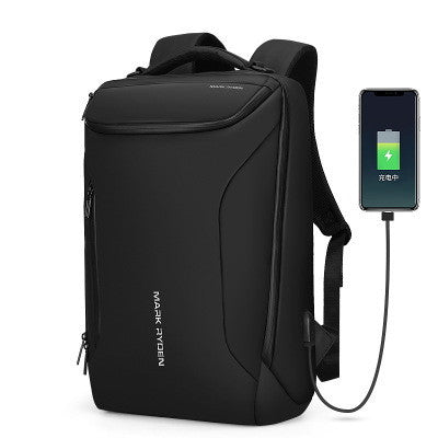 anti thief fashion men backpack multifunctional waterproof laptop bag usb charging travel bag