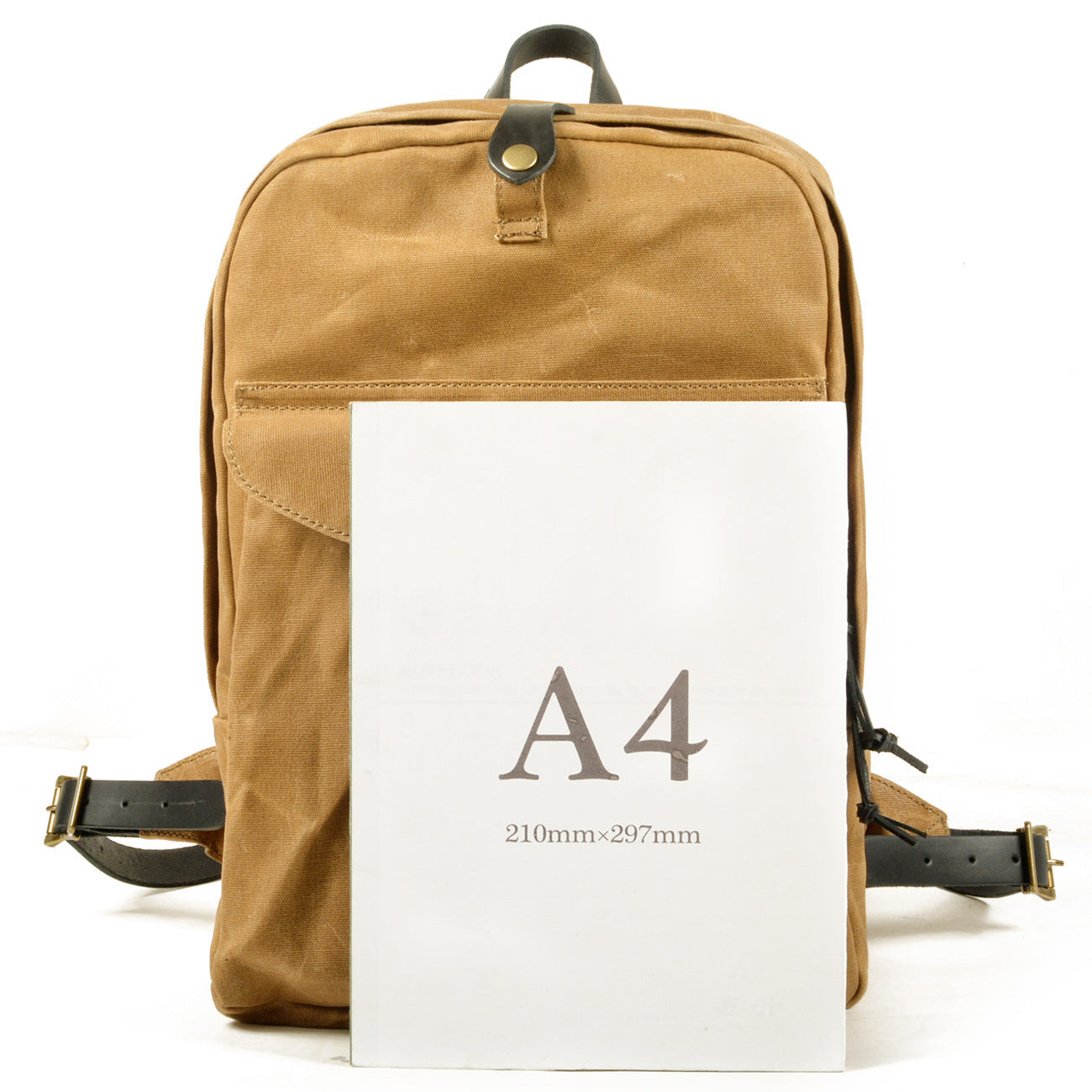 retro outdoor large capacity canvas stitching backpack