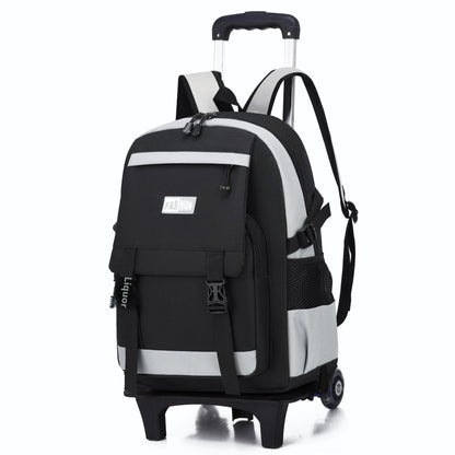 leisure primary school student large capacity pull rod backpack