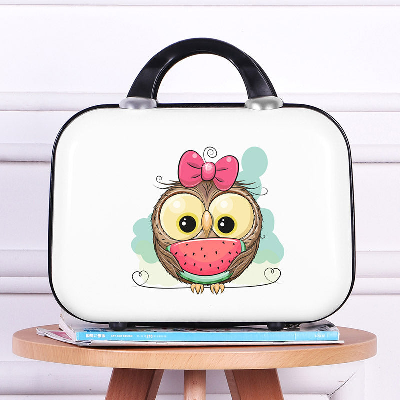 cartoon pattern portable storage cosmetic bag