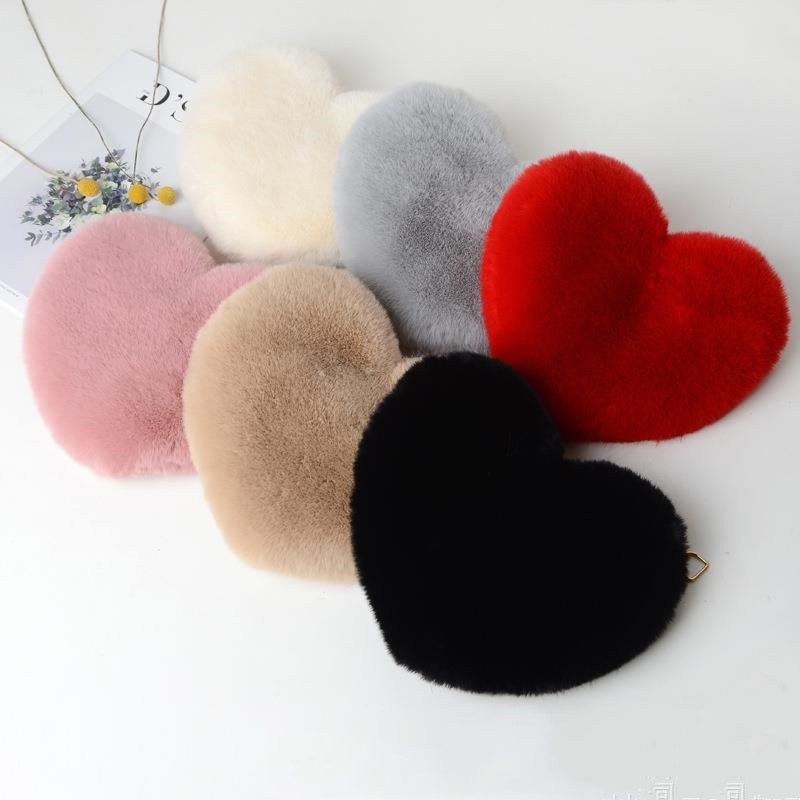 love bags for women plush chain shoulder bags valentines day party bag