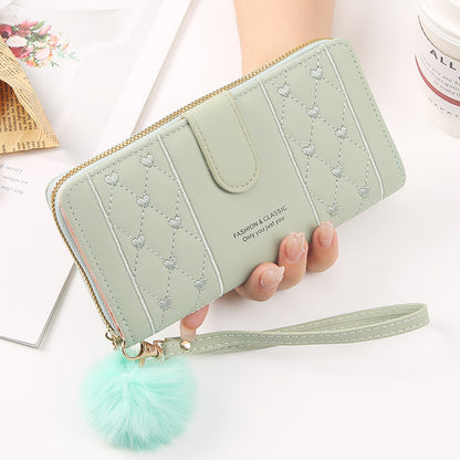 womens long niche design wallet