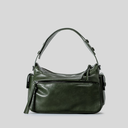 fashion soft leather boston bag women