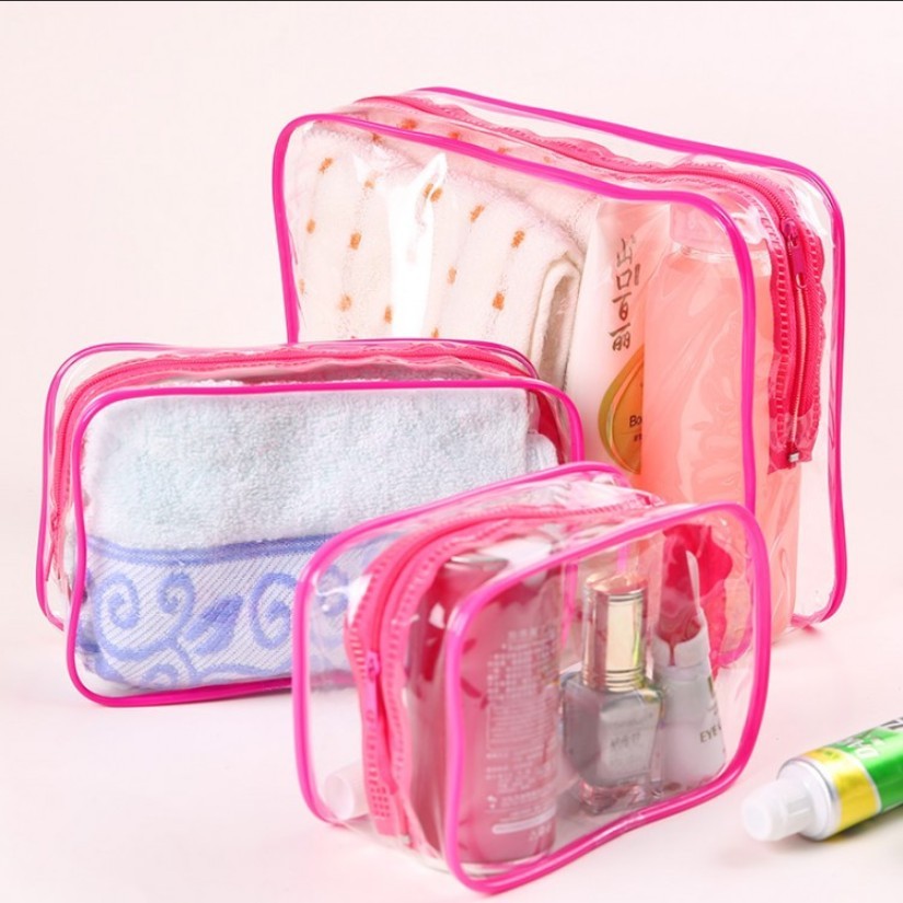 pvc storage bag cosmetic waterproof and dustproof toiletries