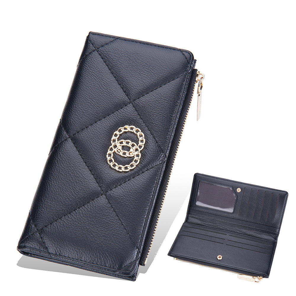 new wallet womens long zipper coin purse multi card slots wallet womens korean clutch