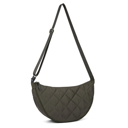 Womens High-Capacity Nylon Shoulder Crossbody Bag