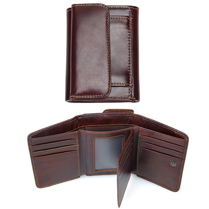 mens ultra thin leather wallet