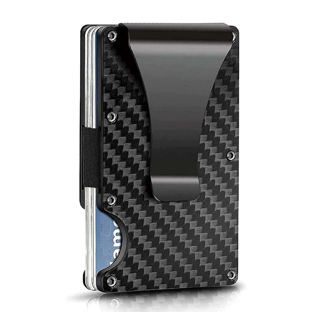 carbon fiber card package mens simplicity wallet