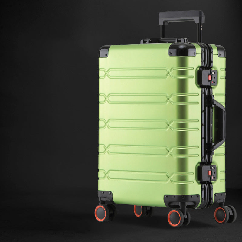 aluminum magnesium alloy trolley case universal wheel