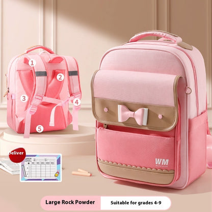 Children's Backpack For Grade Portable Burden Alleviation