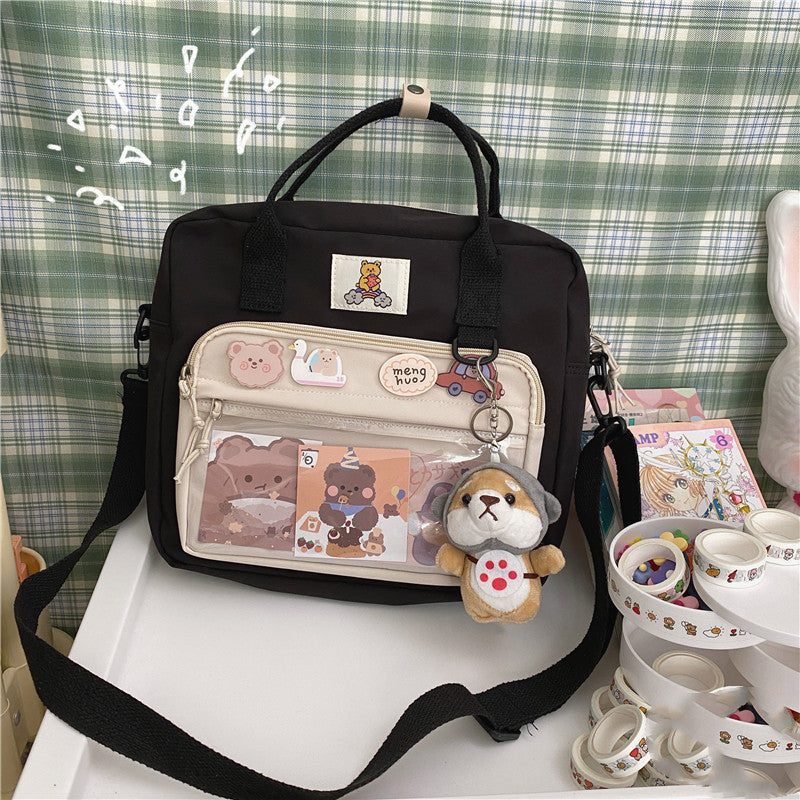 cute girl student all match one shoulder messenger bag