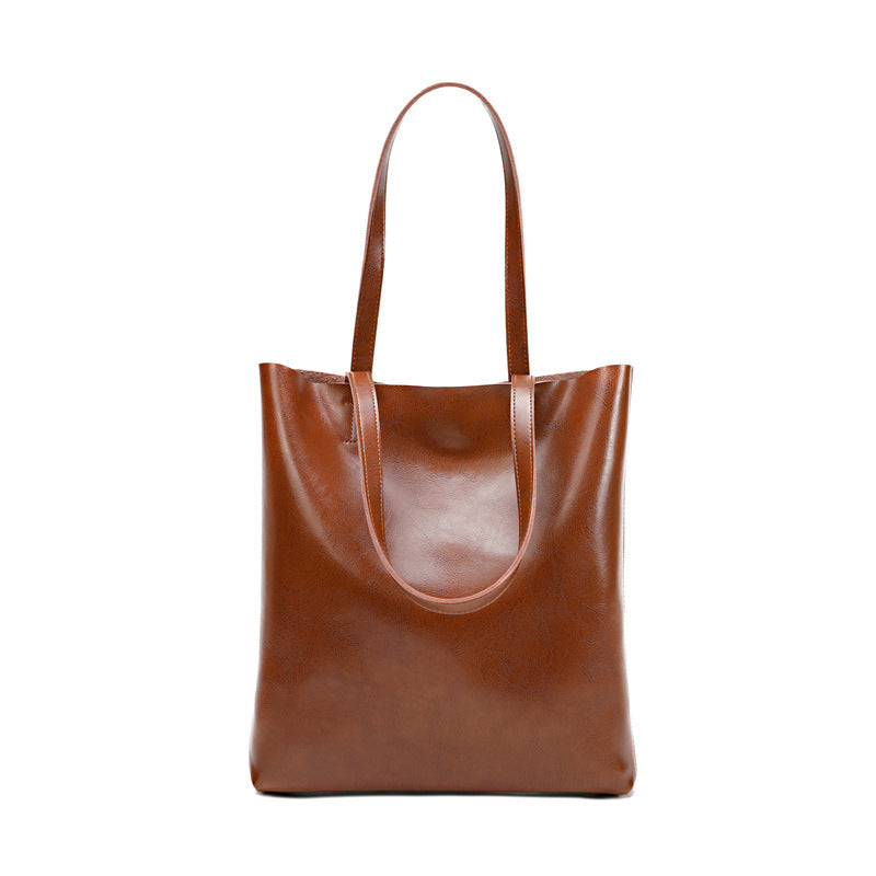 womens cow leather bag stylish and simple