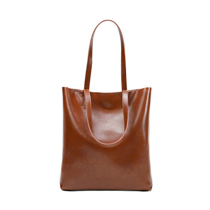 womens cow leather bag stylish and simple