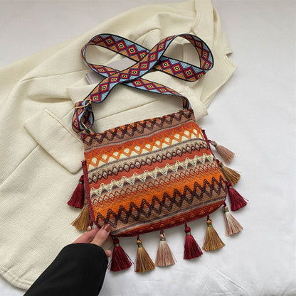 Retro Crossbody Bag Women's Fashion Simple Shoulder Bag