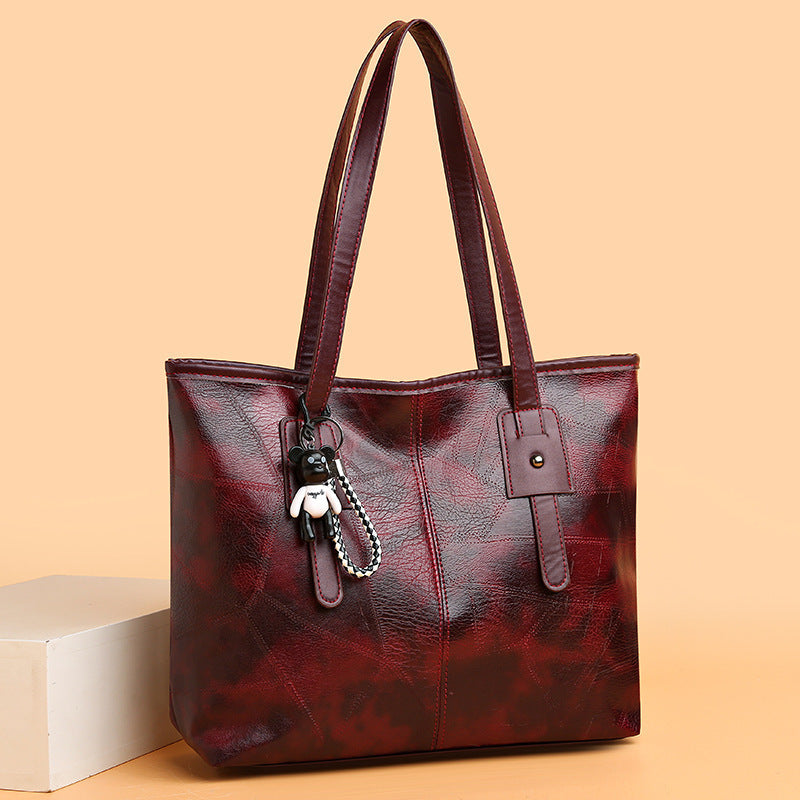 new large capacity bag womens korean style trendy womens shoulder bag portable commuter hand carrying bag