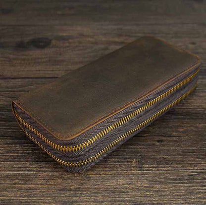 double zip wallet