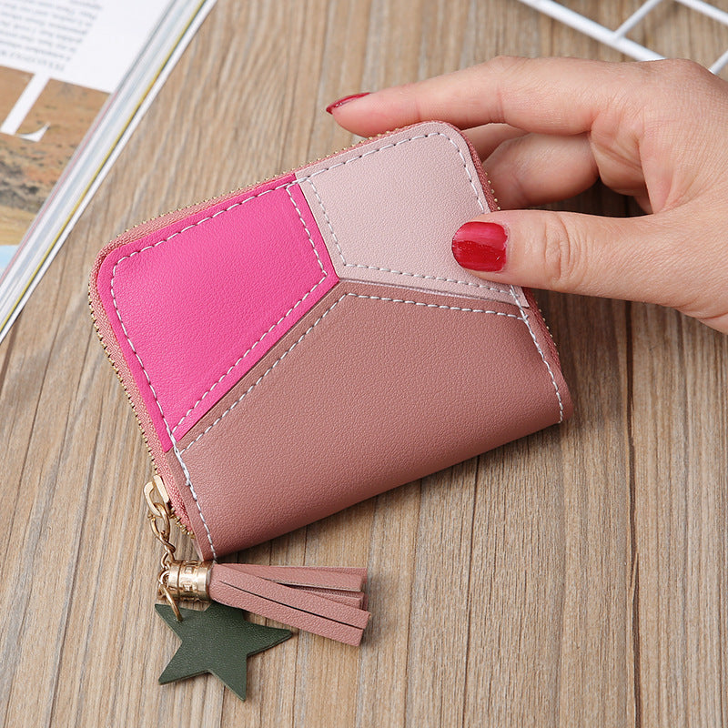 purse card ladies wallet for women girl bag clutch leather