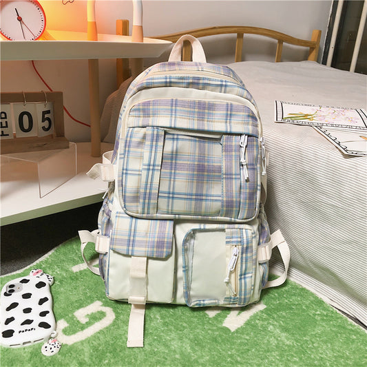 high school student schoolbag backpack