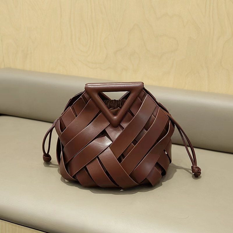 triangle magnetic buckle handbag crossbody women