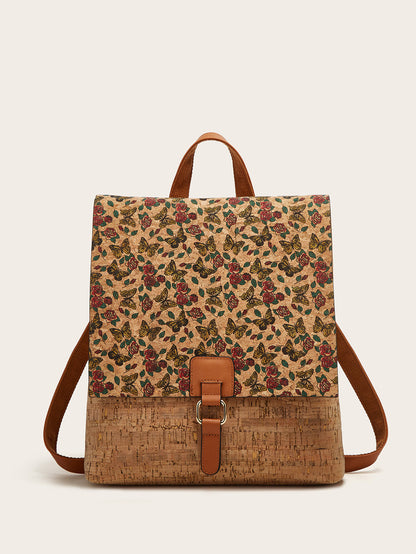affordable luxury fashion high grade fashion retro printed backpack