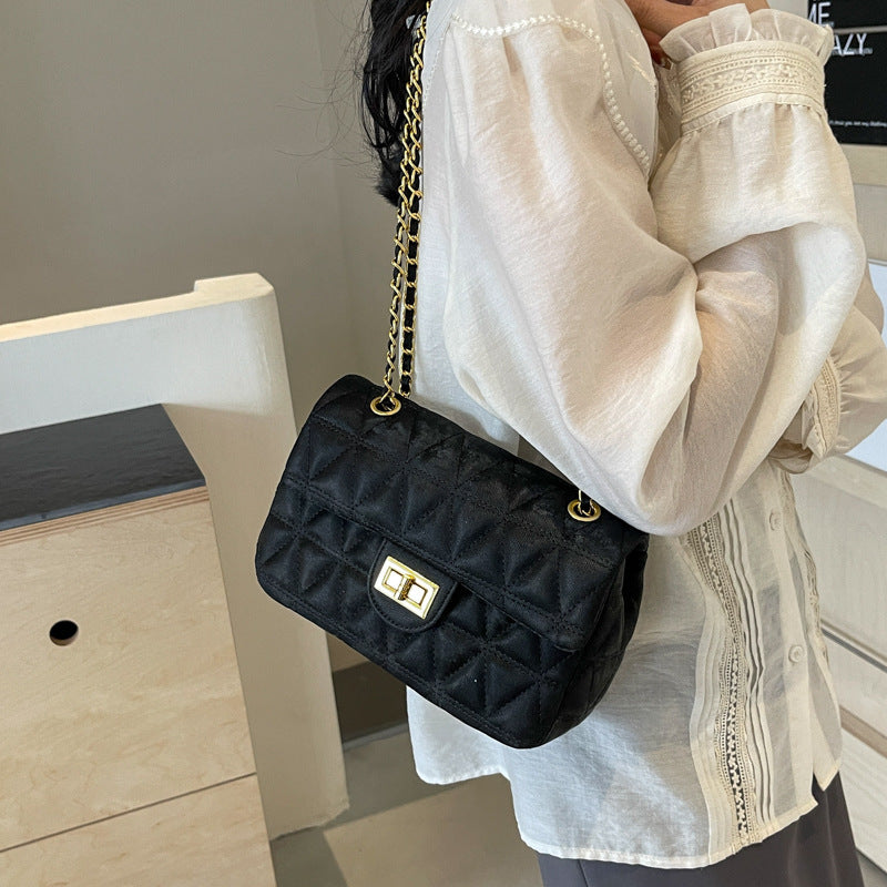 high grade rhombus chain bag