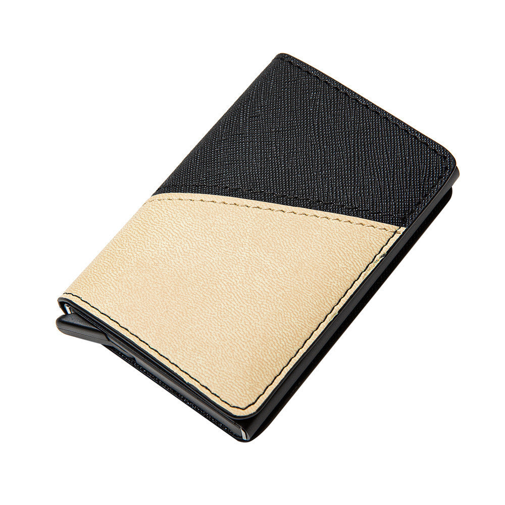 mens fashion color contrast wallet